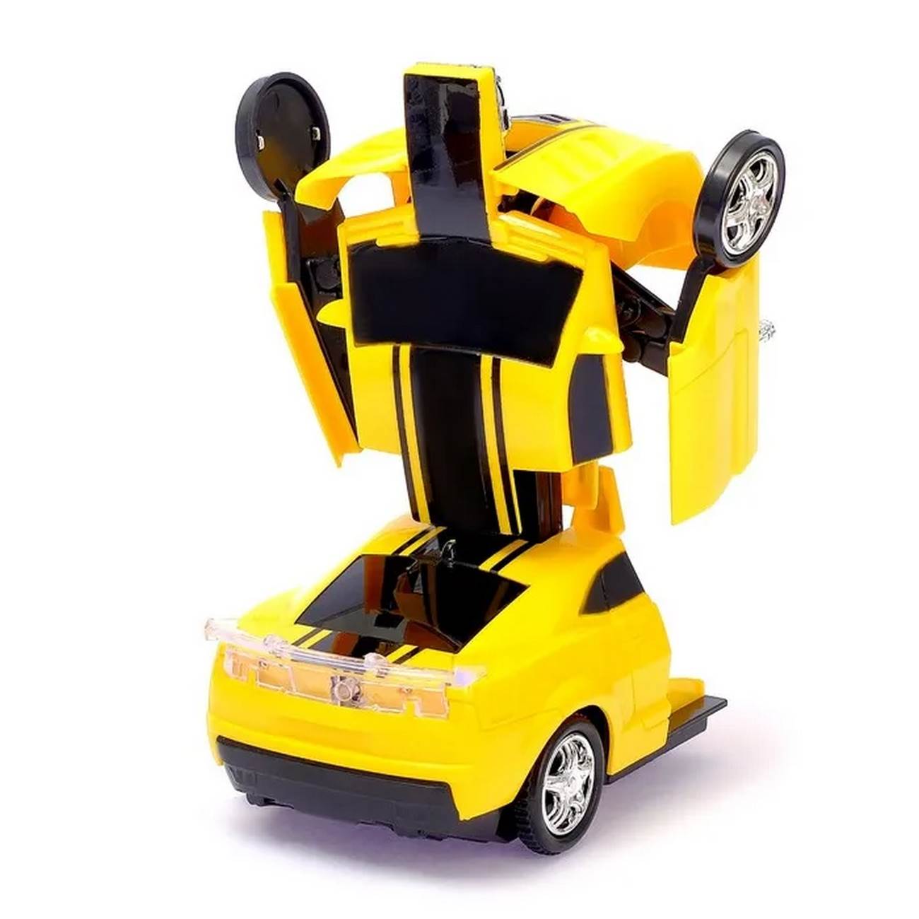 Carro Deportivo Robot Transformers Bumblebee + Baterias